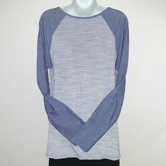 Loveappella Baseball Shirt * Gray & Blue/Purple * EUC Vintage * XL * PJ's * Tee - Picture 4 of 6